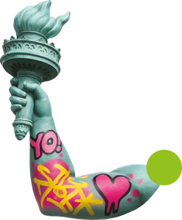 Statua Graffiti