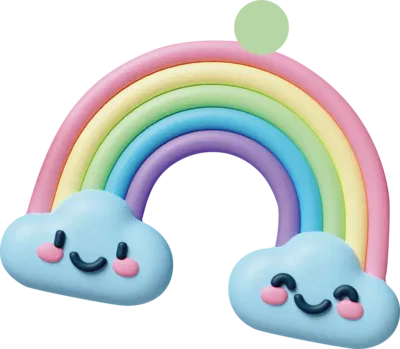 Cute tęczo nóżki