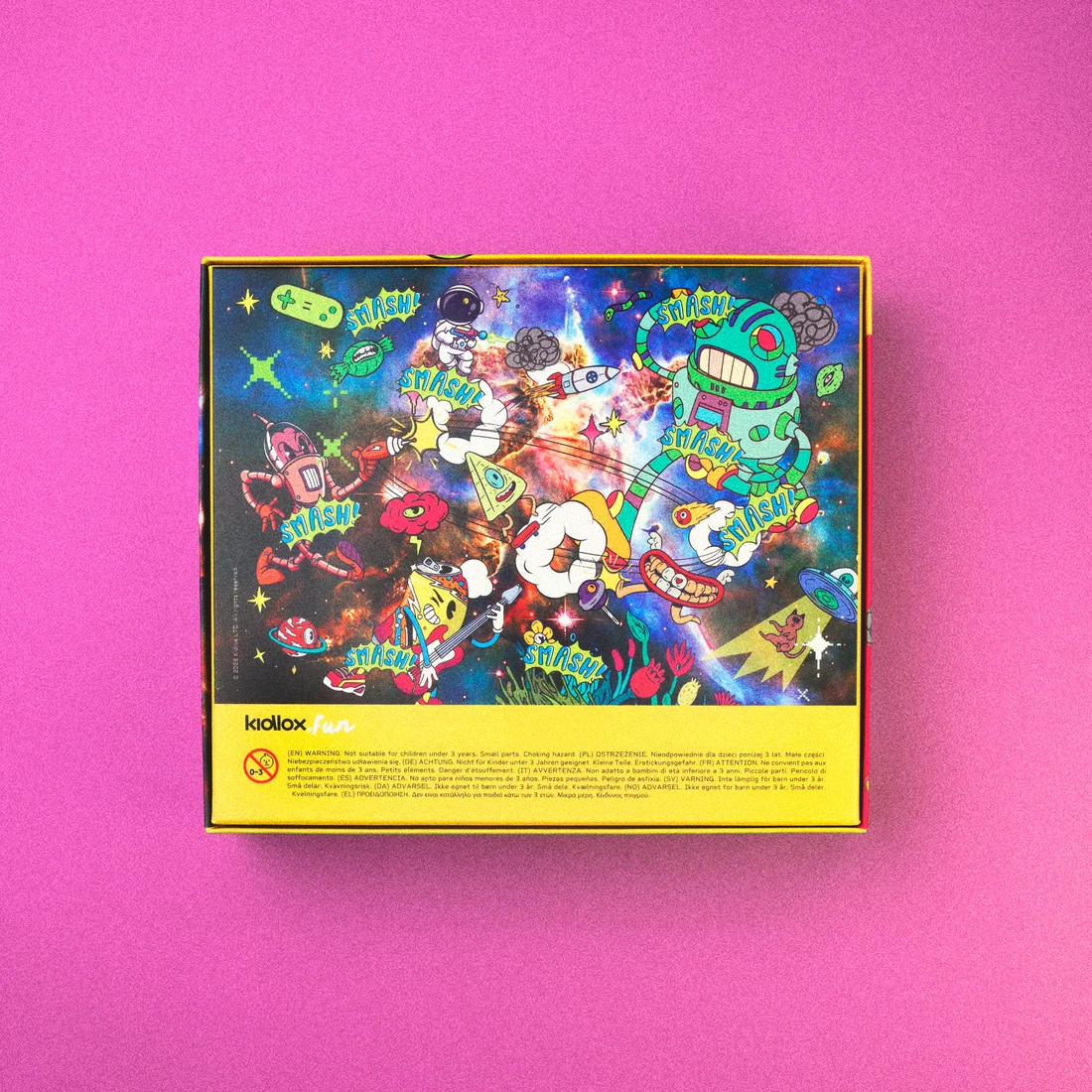 SMASH! Roboty - kosmiczna scena z robotem